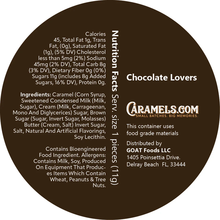 Chocolate Brownie Caramel