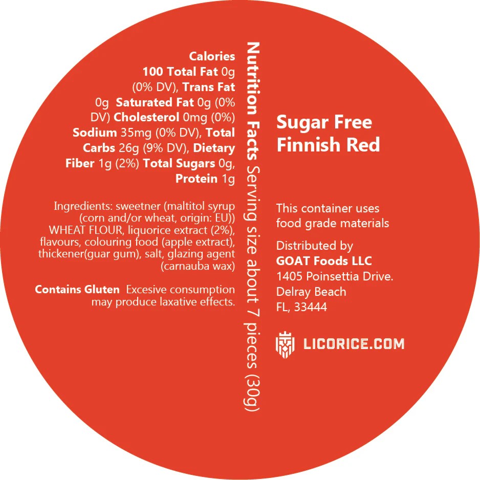 Sugar Free Red